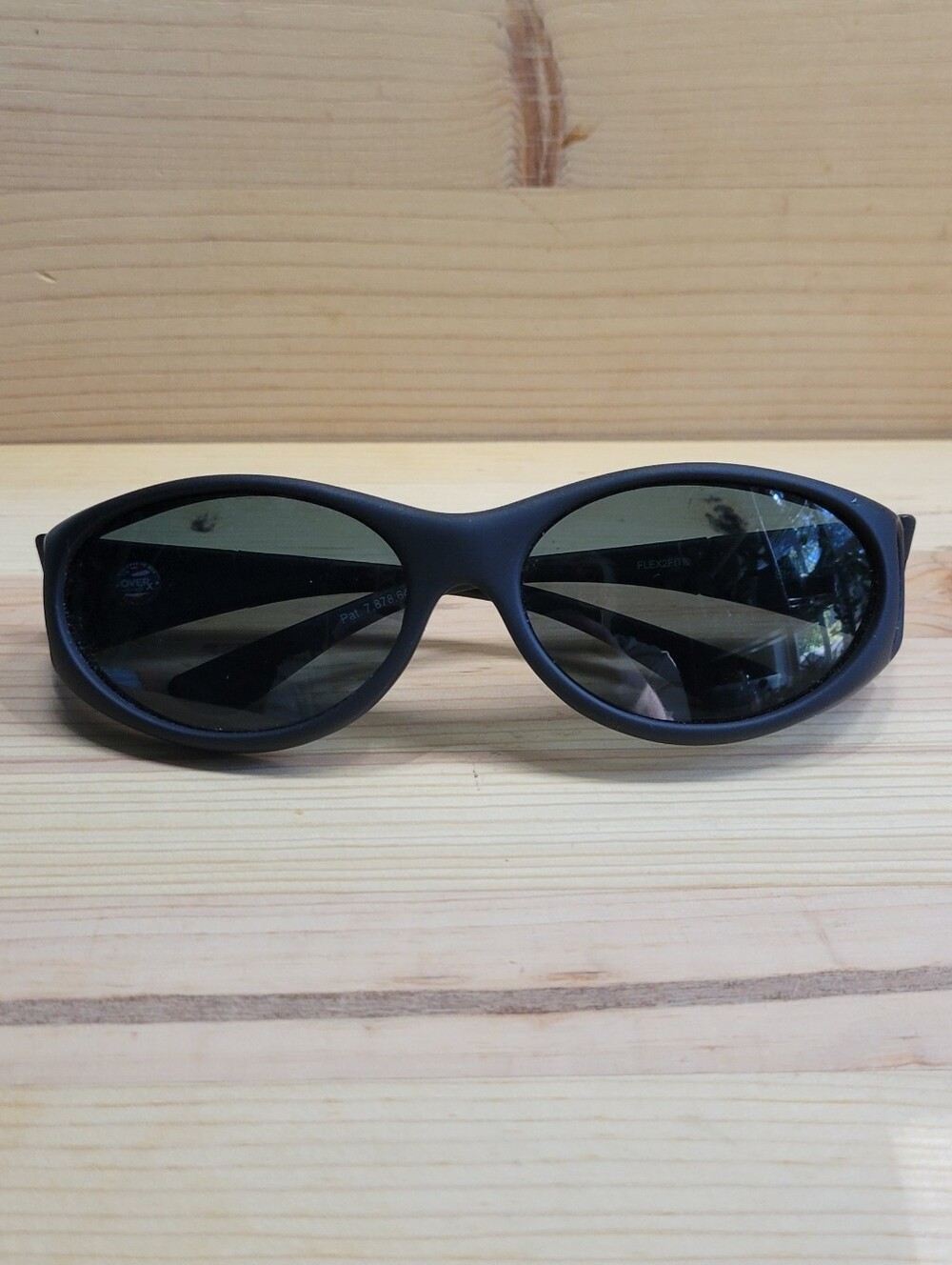 Cocoons Sunglasses Slimline C602G S Fit Over Rx Glass Matted Black/Gray